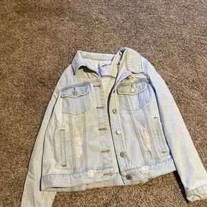 Light blue (washed color) jean jacket